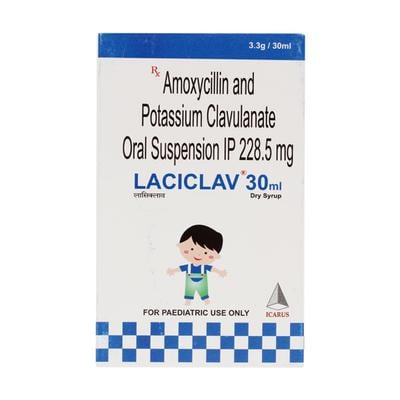 Laciclav Dry Syrup 30ml - Bacterial Infections-Pen
