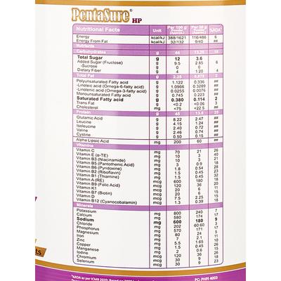 PentaSure HP 100% Whey Protein Powder- Banana & Vanilla Flavour 400 g - Whey Proteins