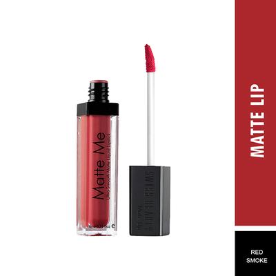 Swiss Beauty Ultra Smooth Matte Liquid Lipstick - (Red Smoke) 6 ml - Liquid Lipsticks