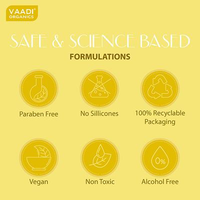 Vaadi Herbals Handmade Soap with Essential Oils - Refreshing Lemon & Basil 75gm - Soaps