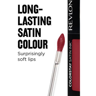 Revlon Colorstay Satin Ink Liquid Lip Color - Silky Sienna 5 ml - Lipsticks