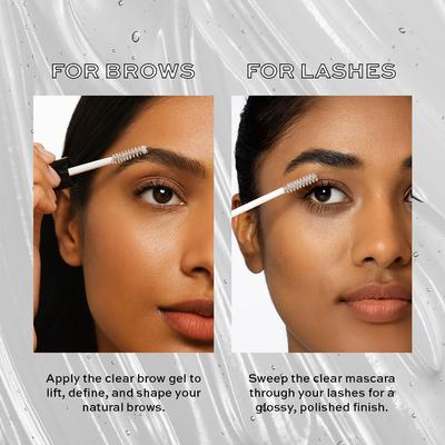 Makeup Revolution Relove Glossy Fix Clear Brow Gel & Mascara 2ml - Mascaras