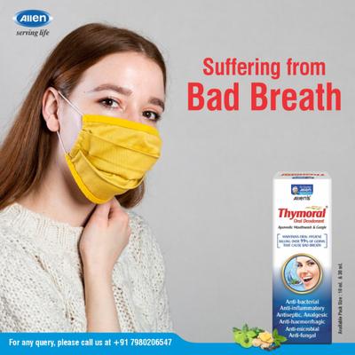 Allen Thymoral Oral Deodorant 30 ml (Pack Of 2) 1's - Personal Care (Ayush)