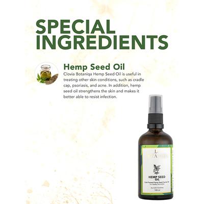 Clovia Botaniqa Hemp Seed Carrier Oil 100 ml - Carrier Oils
