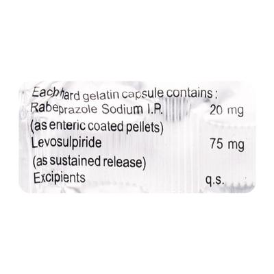 Erzol L 75/20mg Capsule 10'S - Ulcer/Reflux/Flatulence-Aaa