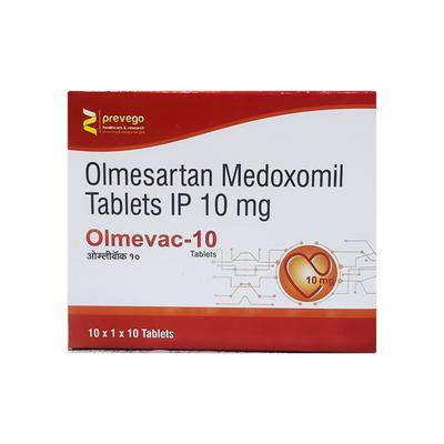 OLMEVAC 10 Tablet 10's - Hypertension-Cal