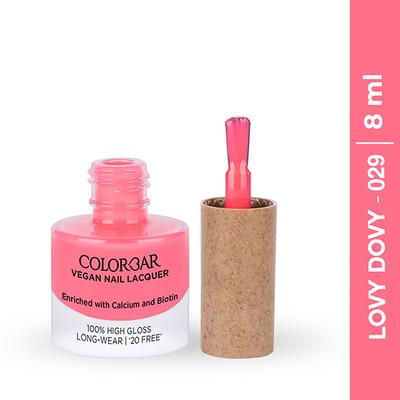 Colorbar Vegan Nail Lacquer - Lovy Dovy 8 ml - Nail Polish