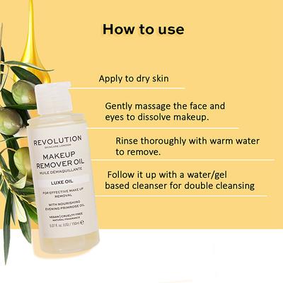 Revolution Skincare Make Up Removal Oil 150 ml - Make Up Removers