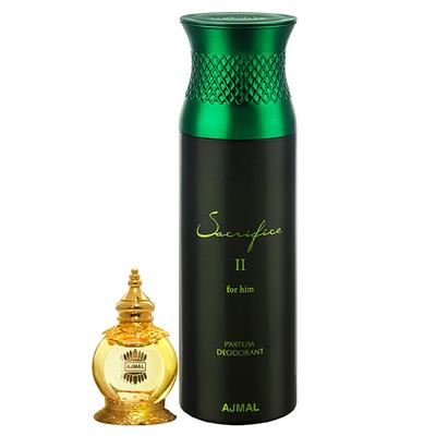 Ajmal Mukhallat Al Wafa Concentrated Perfume Oil Oriental Musky And Sacrifice II For Him Deodorant Fruity Aromatic Fragrance 212 ml - Perfumes (Edt/Edp)