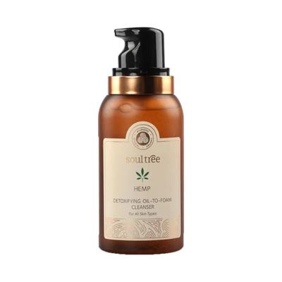 SoulTree Hemp Detoxifying Oil To Foam Cleanser 120 ml - Face Wash & Cleansers