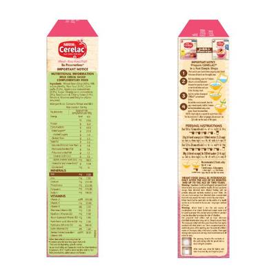 Nestle Cerelac Stage 3 (10 Months+) Powder 300 gm - Wheat-Rice Mixed Fruit (Refill Pack) - Baby And Infant Supplements