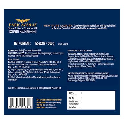 Park Avenue Premium Men Soaps for Bath - Pure Luxury 500 g - Soaps