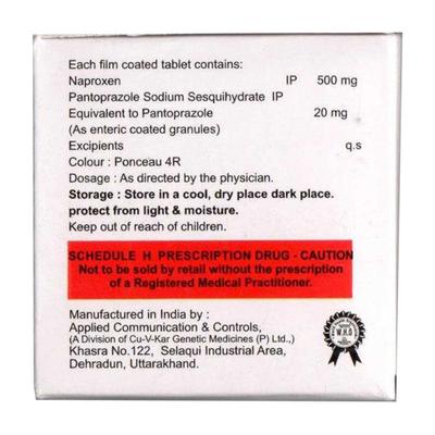 ARTHOPAN 500 Tablet 10's - Pain relief-Nsa