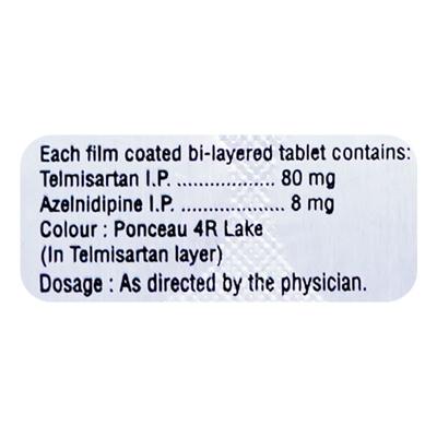 TELMA AZ 80 Tablet 10's - Hypertension-Ang