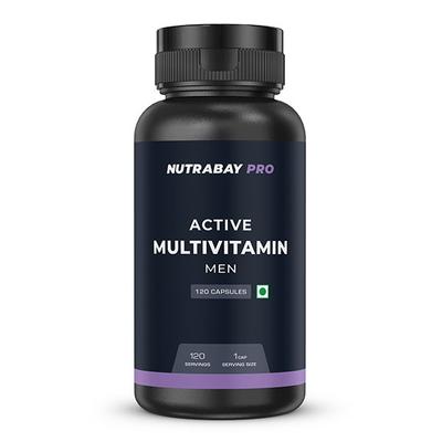Nutrabay Pro Active Multivitamin Capsule for Men 120's - Multi-Vitamins