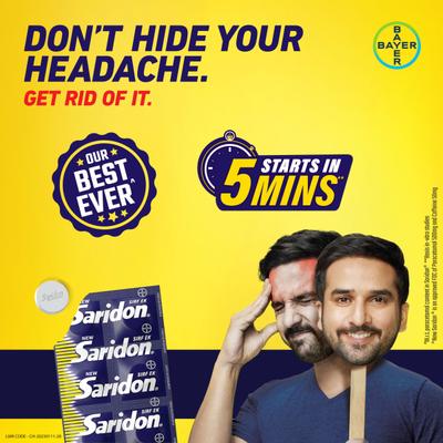 SARIDON NEW Tablet 10's - Pain relief-Ano