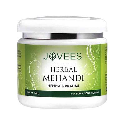 Jovees Herbal Henna & Brahmi Herbal Mehandi For Strenthening Hair Roots And Volume - Henna