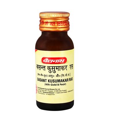 Baidyanath Basant Kusumakar Ras with Gold and Pearl Tablet 25's - Speciality Medicines