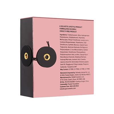 Sugar Cosmetics Mettle Cream To Powder Foundation 20 Galao (Light Medium, Golden Undertone) 15 gm - Foundation