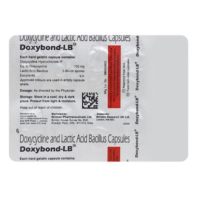 Doxybond LB Capsule 10'S - Bacterial Infections-Tet