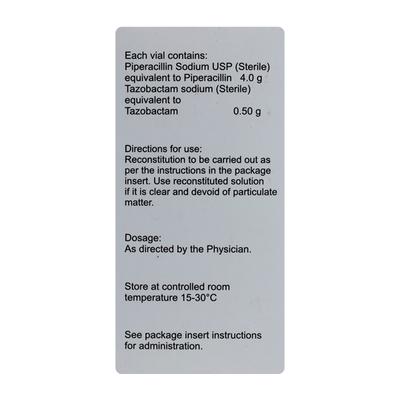 Tazoter 4.5gm Injection 1's - Bacterial Infections-Pen