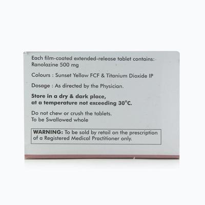 Cartinex 500mg Tablet 10'S - Angina