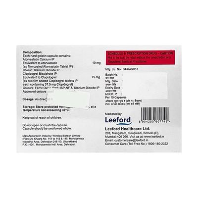 ATORNIZ C Capsule 10's - High Cholesterol-Dys