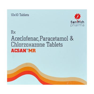 ACSAN MR Tablet 10's - Pain relief-Nsa