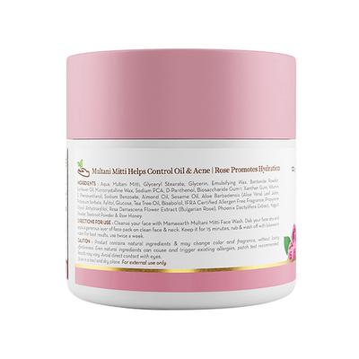Mamaearth Multani Mitti Face Pack with Multani Mitti and Bulgarian Rose for Oil Control and Acne - Suits All Skin Types, 100gm - Face Packs
