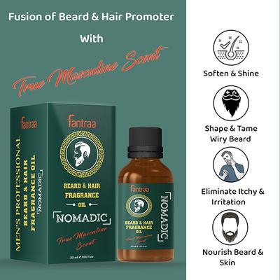 Fantraa Beard & Hair Fragrance Oil Nomadic 30 ml - Beard Oil