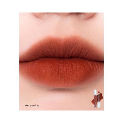 Rom&Nd Milk Tea Velvet Tint 04 Caramel Tea 4.4 gm - Lip Stains & Tints