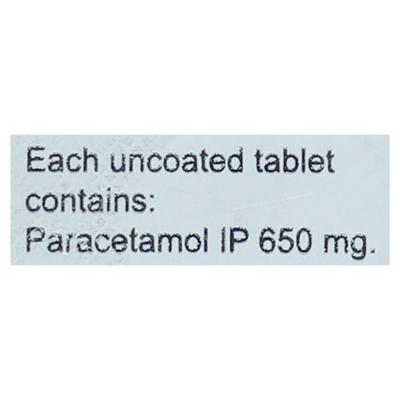 Dolopar 650mg Tablet 15'S - Fever-Ana