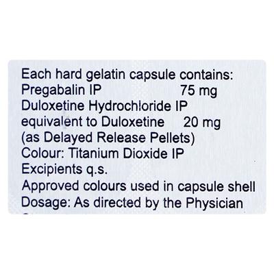 PEG D 75/20 Capsule 10's - Neuropathic Pain-Dru