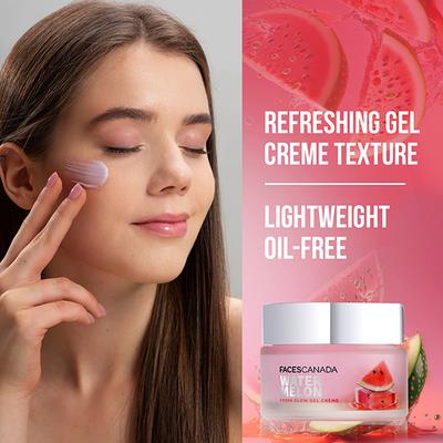 Faces Canada Watermelon Fresh Glow Gel Creme 3X power Vitamin C, B5& Niacinamide 50gm - Day Cream