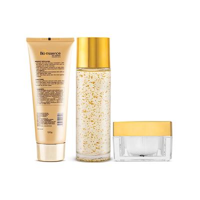 Bio-Essence 24K Gold CTM Kit - Cleanser, Toner, Moisturizer 240 g - Facial Kits