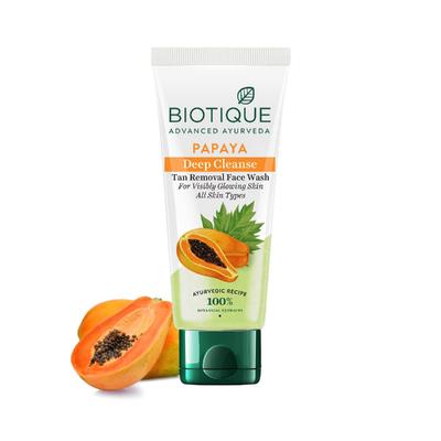 Biotique Papaya Deep Cleanse Facewash 150ml - Face Washes