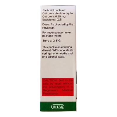 Cetrolix 0.25mg Injection 1's - Hormonal Therapy-Tro