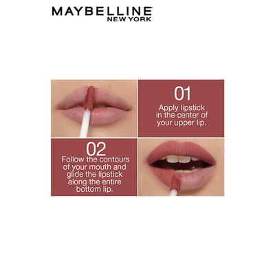 Maybelline New York Sensational Liquid Matte Lipstick 02, Soft Wine 7ml - Liquid Lipsticks