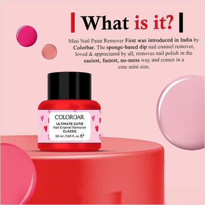 Colorbar Ultimate Cutie Nail Enamel Remover- Classic 50ml - Nail Polish