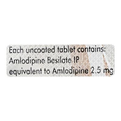 Amlong 2.5mg Tablet 15'S - Hypertension-Cal