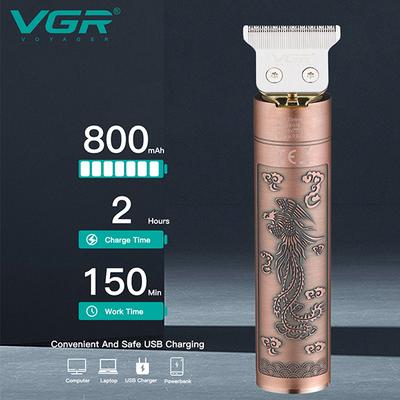 VGR V-076 Trimmer 150 min Runtime 3 Length Settings (Copper) 1's - Trimmers