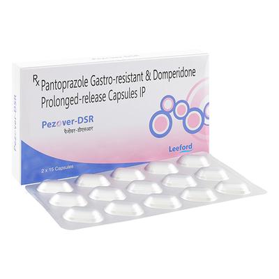 PEZOVER DSR Capsule 15's - Ulcer/Reflux/Flatulence-Aaa