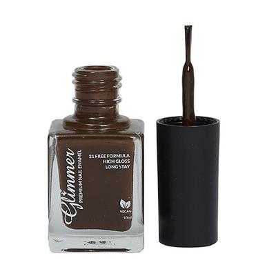 Glimmer Premium Nail Enamel Blackout 10 ml - Nail Polish