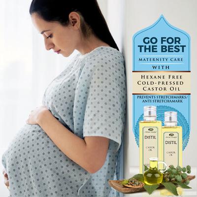 Aloe Veda Distil Cold Pressed Castor Oil (Hexane Free) 200 ml - Massage Oils