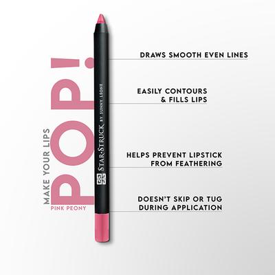 Star Struck By Sunny Leone Long Wear Lip Liner - Pink Peony 1.2 gm - Lip Liners
