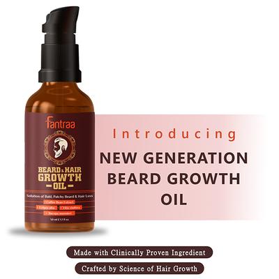Fantraa Beard & Hair Growth Oil 50 ml - Beard Oil