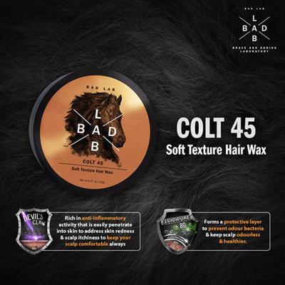 Bad Lab Colt 45 Soft Texture Hair Wax 70 gm - Hair Waxes