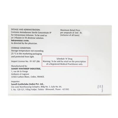 Cordarone Injection 3ml - Arrhythmiasis