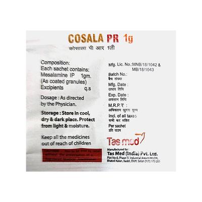 COSALA PR 1g Sachet 1's - Ulcerative Colitis/Bowel Inflammatory Disease-GIT