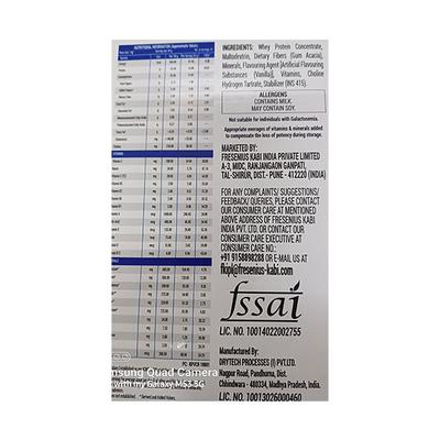 KABIPRO 100% WHEY PROTEIN VANILLA FLAVOUR Powder (250gmx4)1kg - Supplements-Ent